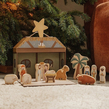 Little Dutch Speelkoffer Kerststal - Little Dutch - Babywinkel - 8713291448629