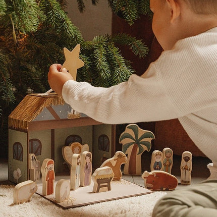 Little Dutch Speelkoffer Kerststal - Little Dutch - Babywinkel - 8713291448629