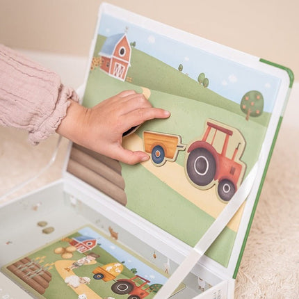 Little Dutch Spelletje Magnetisch Speelbord Little Farm - Little Dutch - Babywinkel - 8713291771598