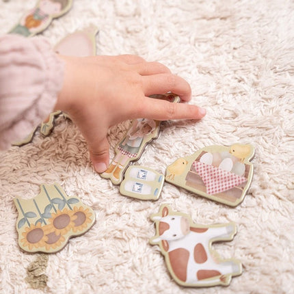 Little Dutch Spelletje Magnetisch Speelbord Little Farm - Little Dutch - Babywinkel - 8713291771598