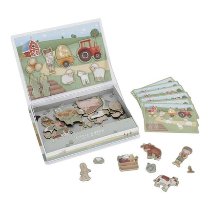 Little Dutch Spelletje Magnetisch Speelbord Little Farm - Little Dutch - Babywinkel - 8713291771598