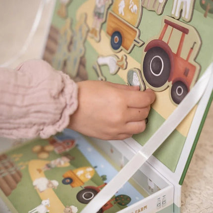 Little Dutch Spelletje Magnetisch Speelbord Little Farm - Little Dutch - Babywinkel - 8713291771598
