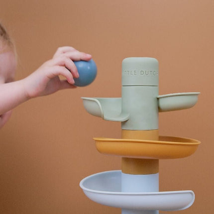 Little Dutch Stapeltoren Blauw met Ballen - Little Dutch - Babywinkel - 8712051094342