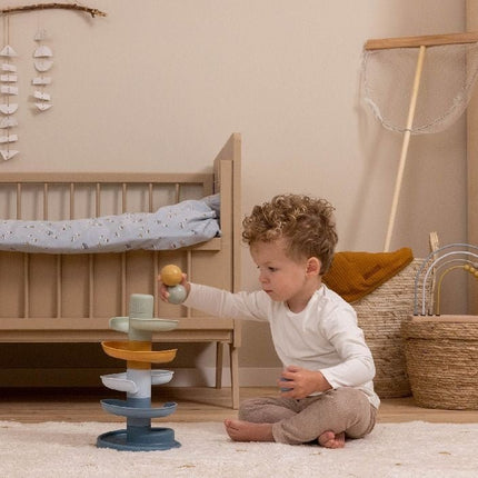 Little Dutch Stapeltoren Blauw met Ballen - Little Dutch - Babywinkel - 8712051094342