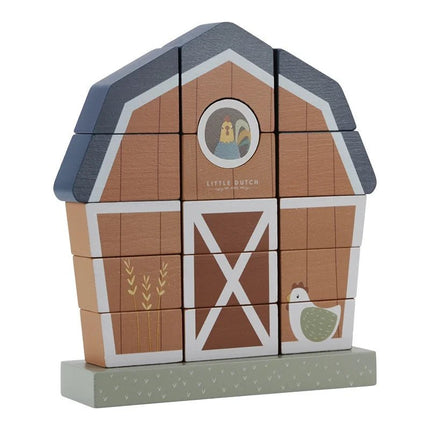 Little Dutch Stapeltoren Boerderijhuis Little Farm - Little Dutch - Babywinkel - 8713291771444