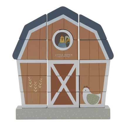 Little Dutch Stapeltoren Boerderijhuis Little Farm - Little Dutch - Babywinkel - 8713291771444