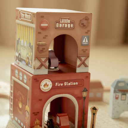 Little Dutch Stapeltoren Incl. 6 Auto's koop je bij Babywinkel