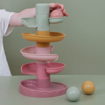 Little Dutch Stapeltoren Roze met Ballen - Little Dutch - Babywinkel - 8712051094366