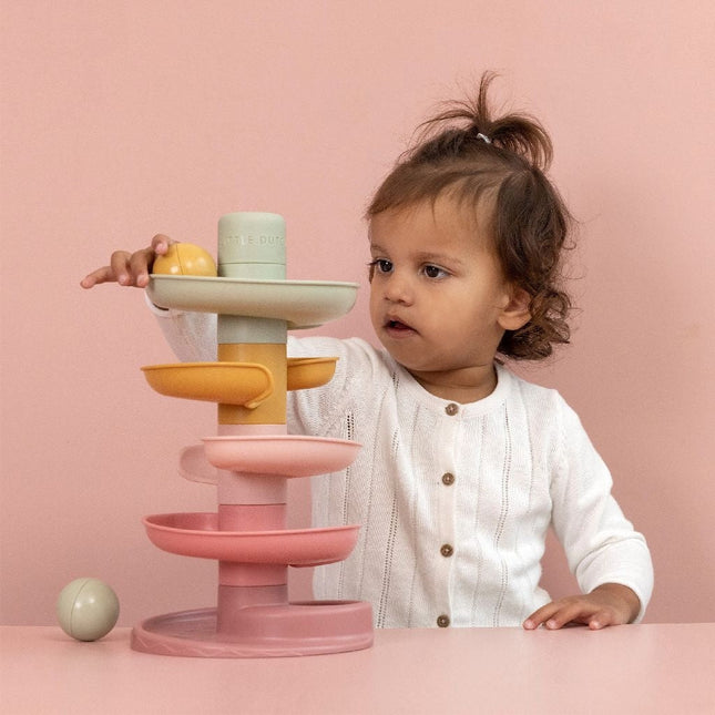 Little Dutch Stapeltoren Roze met Ballen - Little Dutch - Babywinkel - 8712051094366