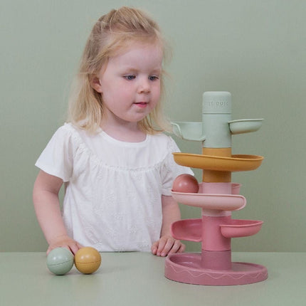 Little Dutch Stapeltoren Roze met Ballen - Little Dutch - Babywinkel - 8712051094366