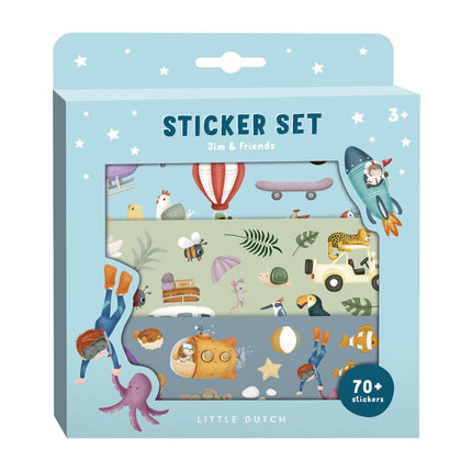 Little Dutch Sticker Doos Jim En Friends - Little Dutch - Babywinkel - 8714274125629