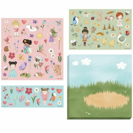 Little Dutch Sticker Doos Rosa En Friends - Little Dutch - Babywinkel - 8714274125636