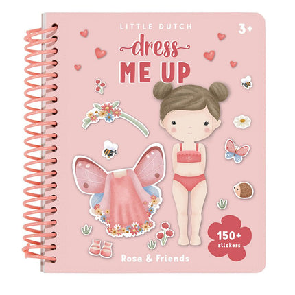 Little Dutch Stickerboek Aankleedboek Rosa En Friends - Little Dutch - Babywinkel - 8714274125414