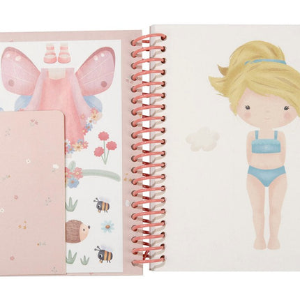 Little Dutch Stickerboek Aankleedboek Rosa En Friends - Little Dutch - Babywinkel - 8714274125414