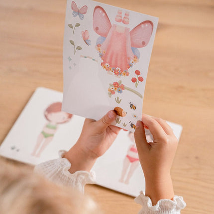 Little Dutch Stickerboek Aankleedboek Rosa En Friends - Little Dutch - Babywinkel - 8714274125414