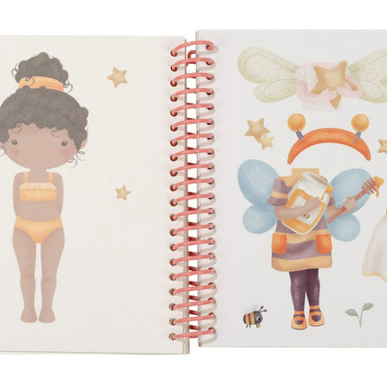 Little Dutch Stickerboek Aankleedboek Rosa En Friends - Little Dutch - Babywinkel - 8714274125414