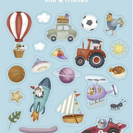 Little Dutch Stickers Jim En Friends - Little Dutch - Babywinkel - 8718819315742