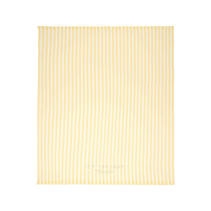Little Dutch Strandlaken Beach Sunny Yellow - Babywinkel - 8721122575611