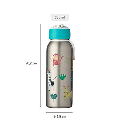 Little Dutch Thermosfles Flip - Up Campus 350ml Sailors Bay - Little Dutch - Babywinkel - 8720294016564