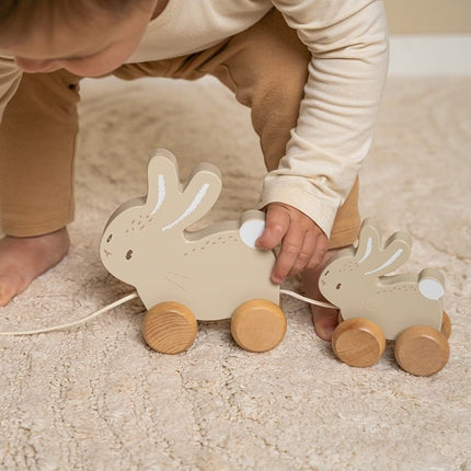 Little Dutch Trekfiguur Konijnen Baby Bunny - Little Dutch - Babywinkel - 8713291888616