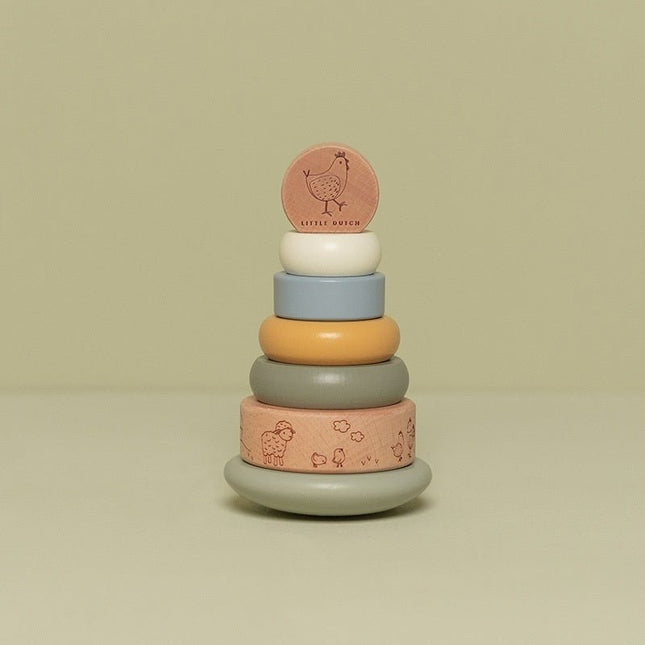 Little Dutch Tuimerlaar Stapeltoren Little Farm koop je bij Babywinkel