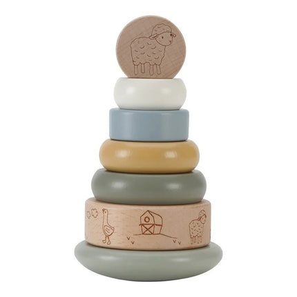 Little Dutch Tuimerlaar Stapeltoren Little Farm - Little Dutch - Babywinkel - 8713291771420