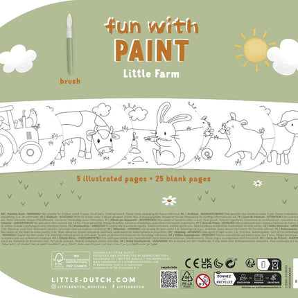 Little Dutch Verfboek Little Farm - Little Dutch - Babywinkel - 8714274125681