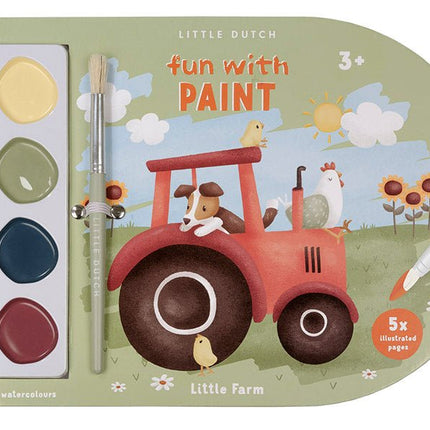 Little Dutch Verfboek Little Farm - Little Dutch - Babywinkel - 8714274125681