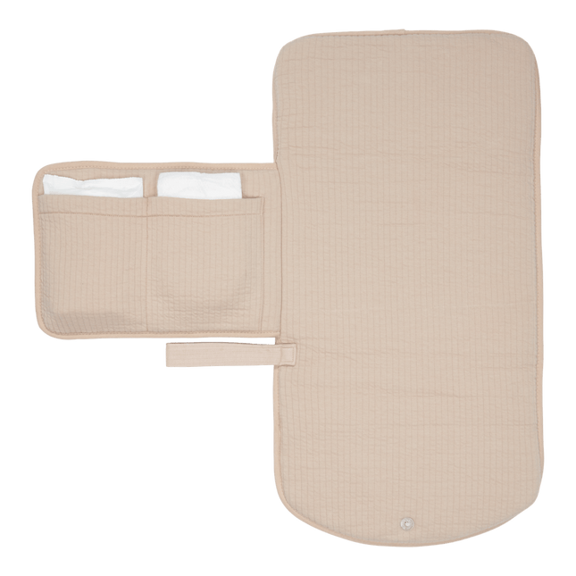 Little Dutch Verschoningsmat met Hengsel Pure Beige koop je bij Babywinkel