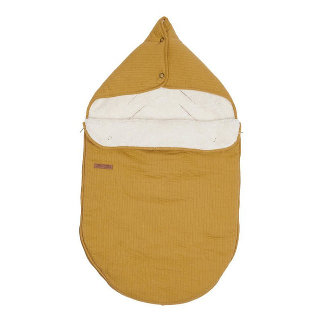 Little Dutch Voetenzak Autostoeltje 0+ Pure Ochre - Little Dutch - Babywinkel - 8720168535573