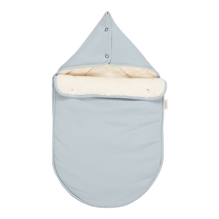 Little Dutch Voetenzak Autostoeltje 0+ Pure Soft Blue - Little Dutch - Babywinkel - 8718734811350