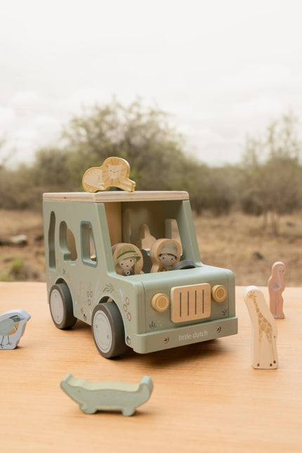 Little Dutch Vormenstoof Auto Safari koop je bij Babywinkel