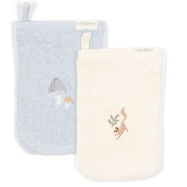 Little Dutch Washandje Forest Friends 2St - Little Dutch - Babywinkel - 8720986879699