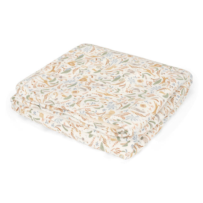 Little Dutch Wiegdeken Fleece Blooming Safari koop je bij Babywinkel