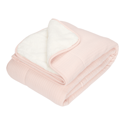 Little Dutch Wiegdeken Pure Soft Pink - Little Dutch - Babywinkel - 8718734811510