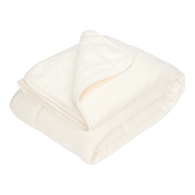 Little Dutch Wiegdeken Pure Soft White - Little Dutch - Babywinkel - 8718734810650