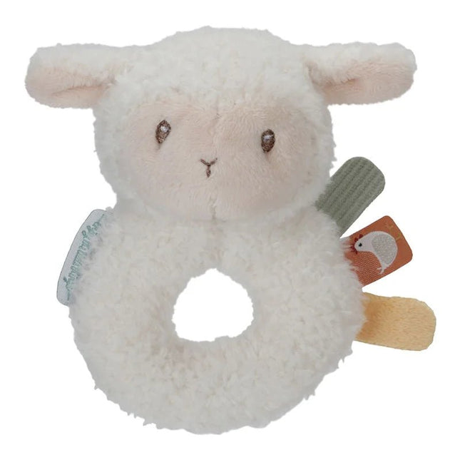 Little Dutch Zachte Ringrammelaar Schaap Little Farm - Little Dutch - Babywinkel - 8713291888319