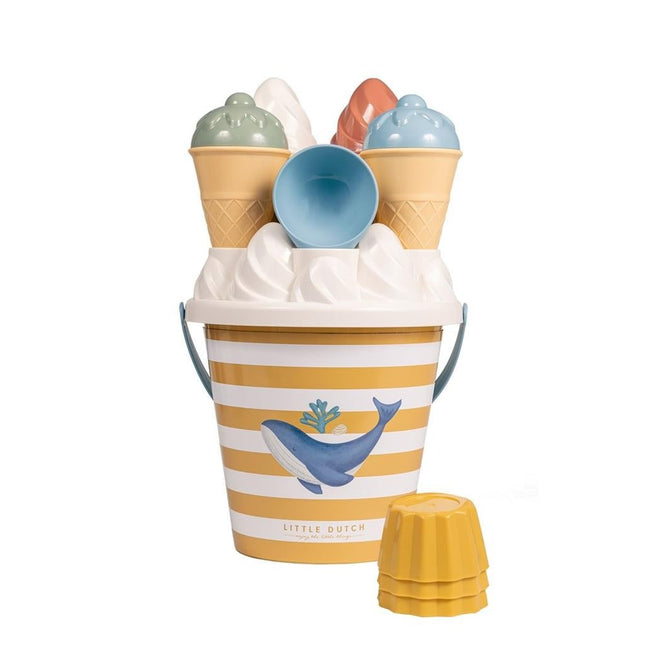 Little Dutch Zandbak Speelgoed Emmerset Ijsjes Ocean Dreams Blue - Little Dutch - Babywinkel - 8712051127910