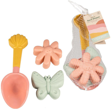 Little Dutch Zandbak Speelgoed Flowers & Butterflies 3St - Little Dutch - Babywinkel - 8712051115450