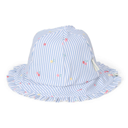 Little Dutch Zonnehoedje Baby Omkeerbaar Sunny Flowers Blue - Babywinkel - 8721122575291