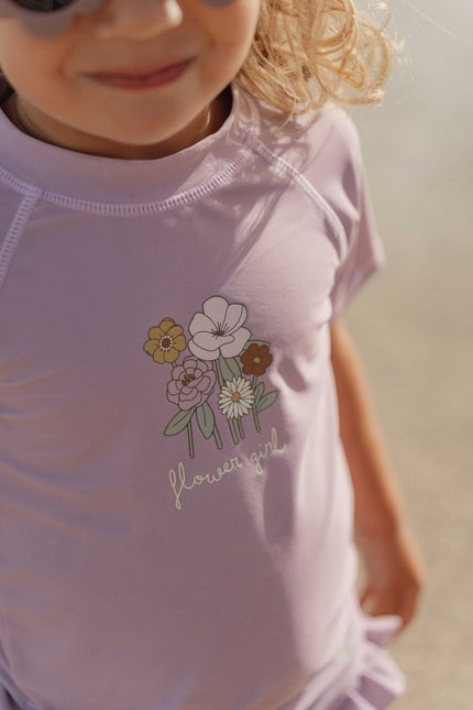Little Dutch Zwembroek Kind Ruches Mauve - Little Dutch - Babywinkel - 8720986872591
