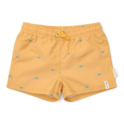 Little Dutch Zwembroek Kind Short Seashells Sunny Yellow - Babywinkel - 8721122573709