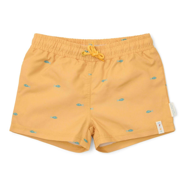 Little Dutch Zwembroek Kind Short Seashells Sunny Yellow - Babywinkel - 8721122573709