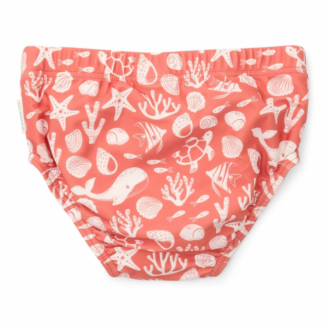 Little Dutch Zwemluier Sea Life Coral Red - Babywinkel - 8721122573464
