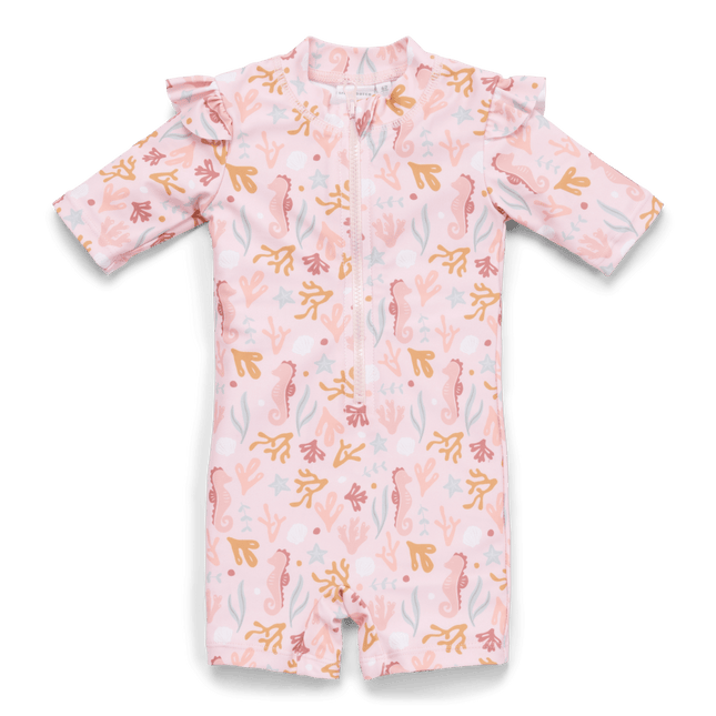 Little Dutch Zwempak Kind Korte Mouwen Ocean Dreams Pink - Babywinkel - 8720986871877