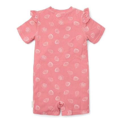 Little Dutch Zwempak Kind Korte Mouwen Ocean Treasures Pink - Babywinkel - 8721122574119