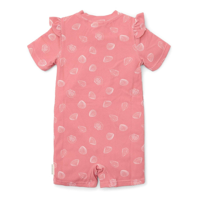 Little Dutch Zwempak Kind Korte Mouwen Ocean Treasures Pink - Babywinkel - 8721122574119