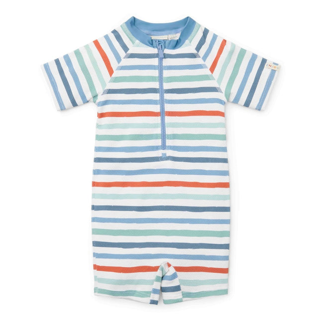 Little Dutch Zwempak Kind Korte Mouwen Stripes - Babywinkel - 8721122572825