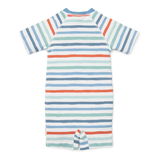 Little Dutch Zwempak Kind Korte Mouwen Stripes - Babywinkel - 8721122572825