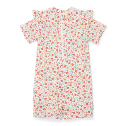 Little Dutch Zwempak Kind Korte Mouwen Sunny Flowers - Babywinkel - 8721122574072